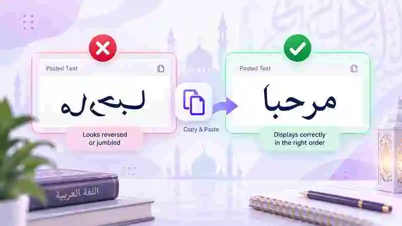 Arabic copy paste