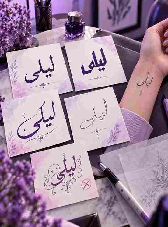 Arabic tattoo styles (2)