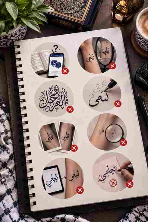 arabic tattoo mistakes to avoid